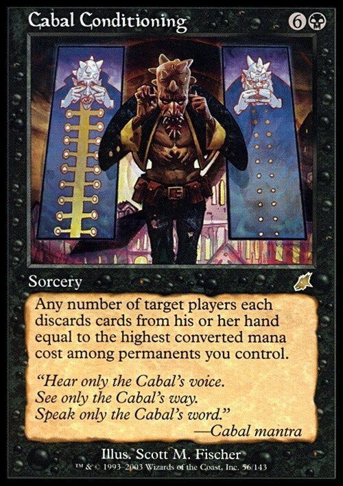 Cabal Conditioning ~ Scourge [ EX ] [ Magic MTG ]