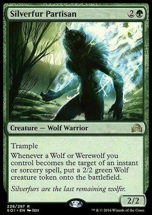 Silverfur Partisan ~ Shadows over Innistrad [ EX ] [ Magic MTG ]