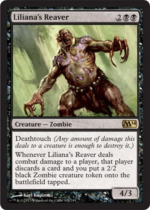 Liliana's Reaver ~ Magic 2014 [ EX ] [ Magic MTG ]