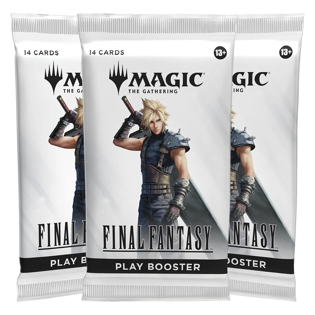 3 x Play Booster Pack ~ Final Fantasy ~ Magic MTG Sealed