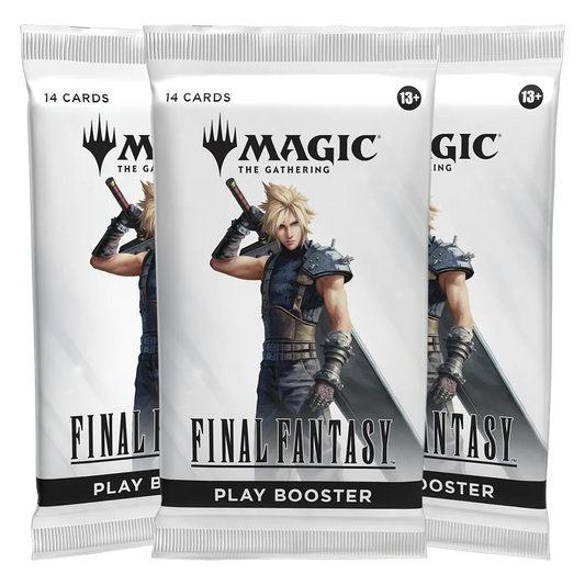 3 x Play Booster Pack ~ Final Fantasy ~ Magic MTG Sealed