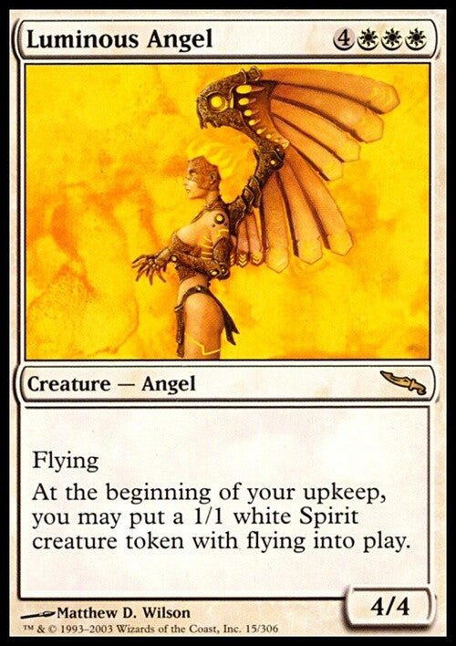Luminous Angel ~ Mirrodin [ EX ] [ Magic MTG ]