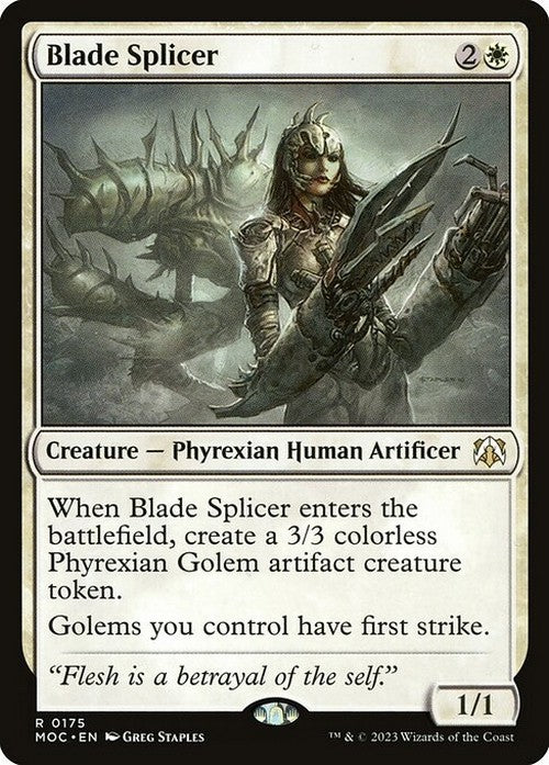 Blade Splicer ~ Commander: March of the Machine [ NM ] [ Magic MTG ]