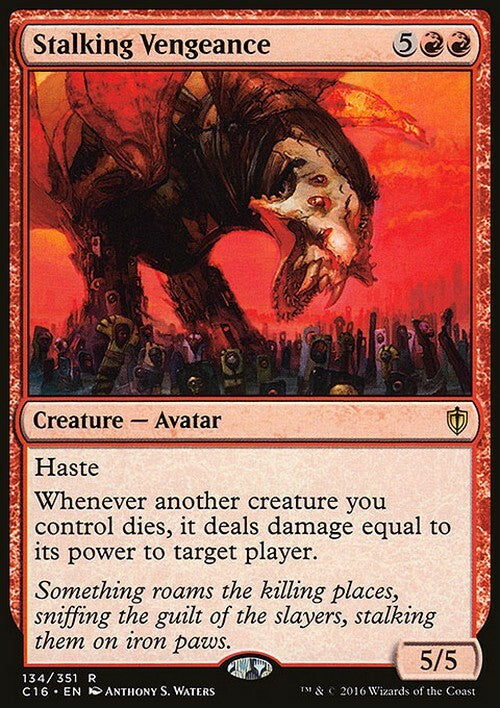 Stalking Vengeance ~ Commander 2016 [ EX ] [ Magic MTG ]