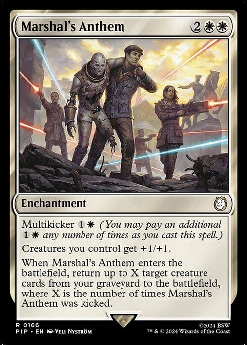 Marshal's Anthem ~ Commander: Fallout [ NM ] [ Magic MTG ]