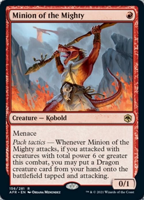 Minion of the Mighty ~ Adventures in the Forgotten Realms [ Ex ] [ Magic MTG ]