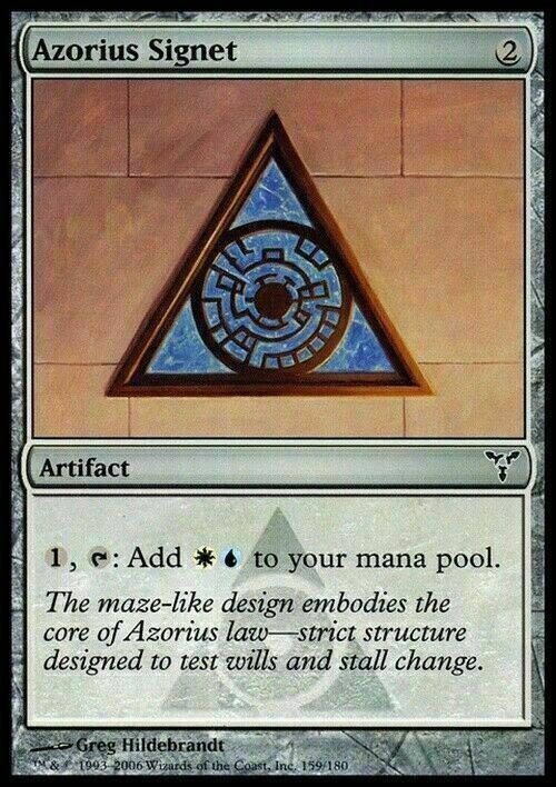 Azorius Signet ~ Dissension [ EX ] [ Magic MTG ]