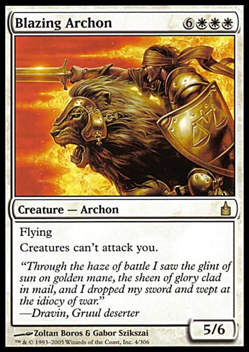 Blazing Archon ~ Ravnica: City of Guilds [ EX ] [ Magic MTG ]