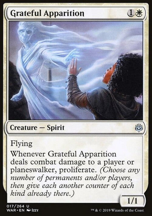 Grateful Apparition ~ War of the Spark [ EX ] [ Magic MTG ]