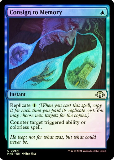 FOIL Consign to Memory ~ Modern Horizons 3 [ NM ] [ Magic MTG ]