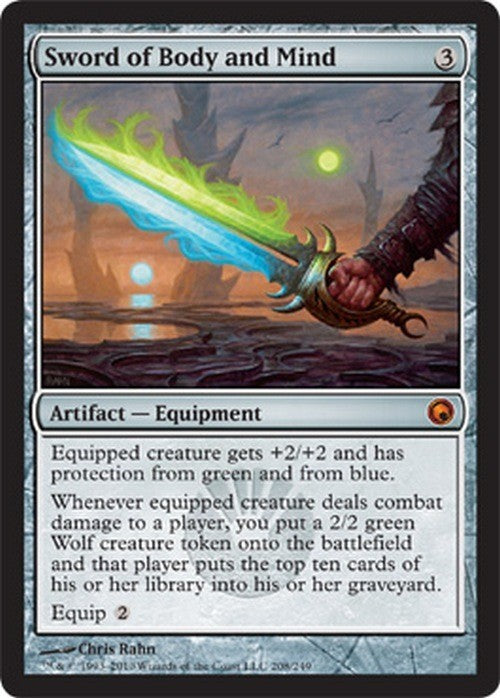 Sword of Body and Mind ~ Scars of Mirrodin [ EX ] [ Magic MTG ] - London Magic Traders Ltd