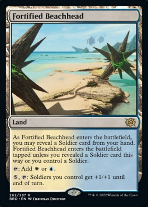 Fortified Beachhead ~ The Brothers' War [ NM ] [ Magic MTG ]