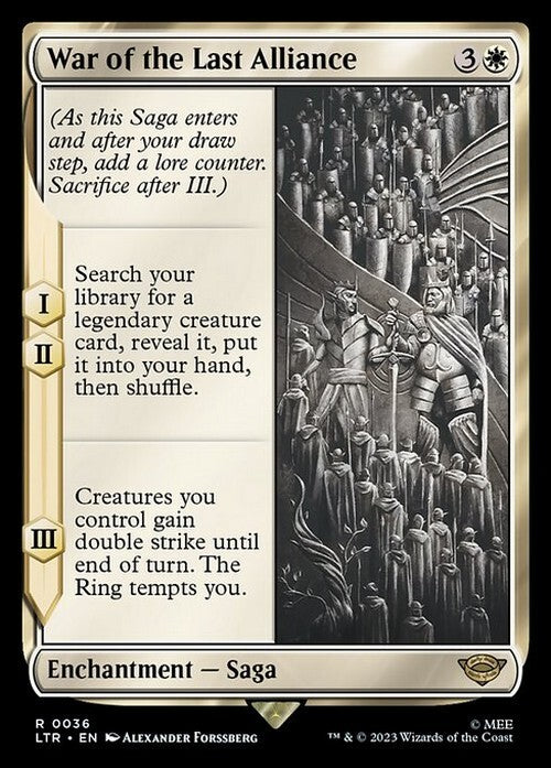 War of the Last Alliance ~ The Lord of the Rings [ NM ] [ Magic MTG ]