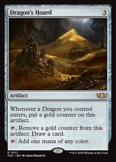 Dragon's Hoard ~ Commander: Tarkir: Dragonstorm [ NM ] [ Magic MTG ]