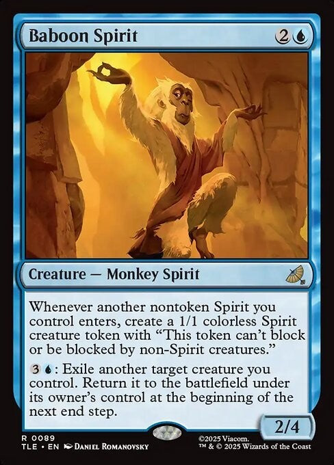 Baboon Spirit ~ Avatar: The Last Airbender [ NM ] [ Magic MTG ]