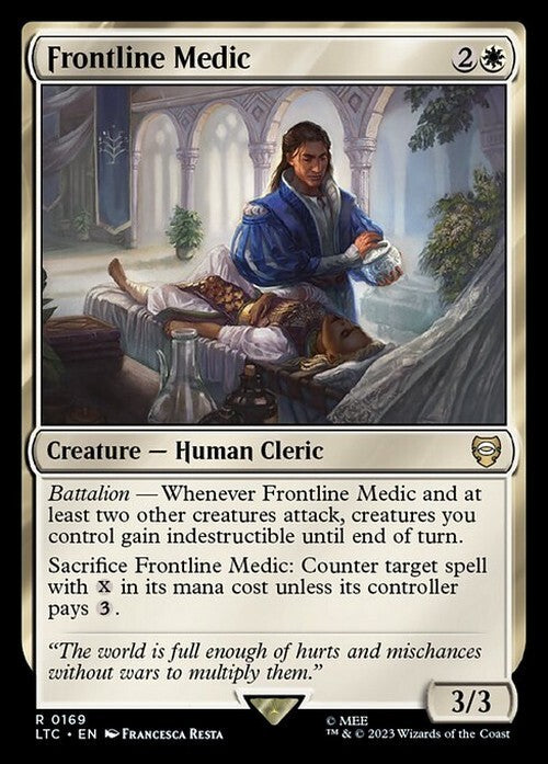 Frontline Medic ~ Commander: Lord of the Rings [ NM ] [ Magic MTG ]