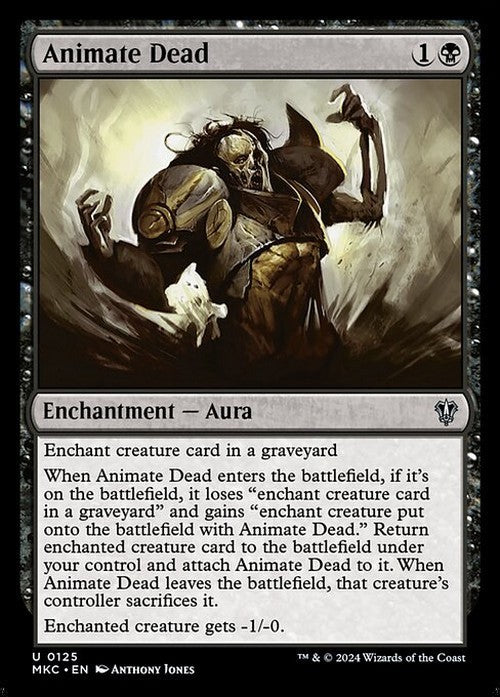 Animate Dead ~ Commander: Murders at Karlov Manor [ NM ] [ Magic MTG ]