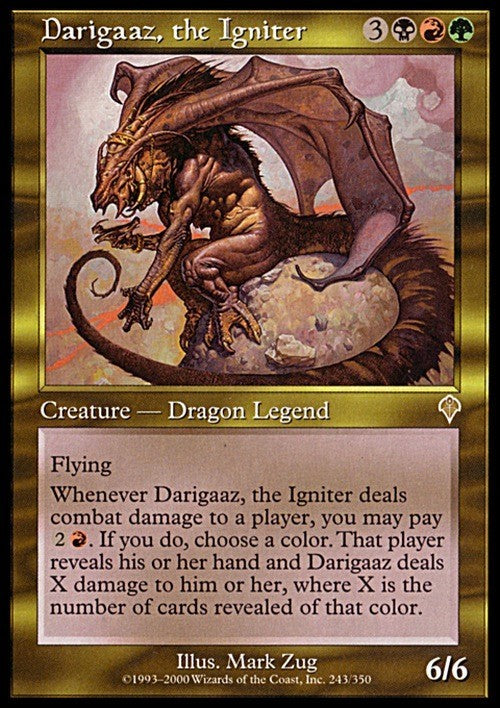 Darigaaz, the Igniter ~ Invasion [ EX ] [ Magic MTG ]