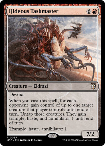 Hideous Taskmaster ~ Commander: Modern Horizons 3 [ NM ] [ Magic MTG ]