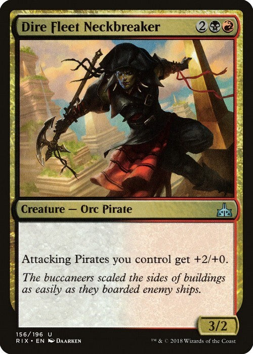 Dire Fleet Neckbreaker ~ Rivals of Ixalan [ EX ] [ Magic MTG ]