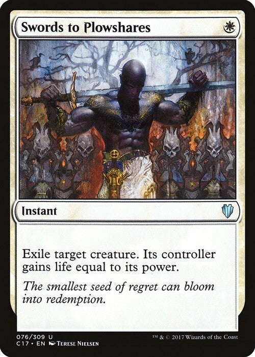 Swords to Plowshares ~ Commander 2017 [ EX ] [ Magic MTG ]
