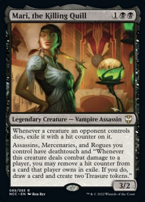 Mari, the Killing Quill ~ Commander: Streets of New Capenna [ NM ] [ Magic MTG ]