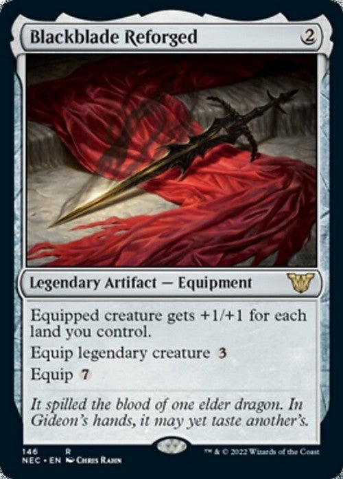 Blackblade Reforged ~ Commander: Kamigawa: Neon Dynasty [ NM ] [ Magic MTG ]
