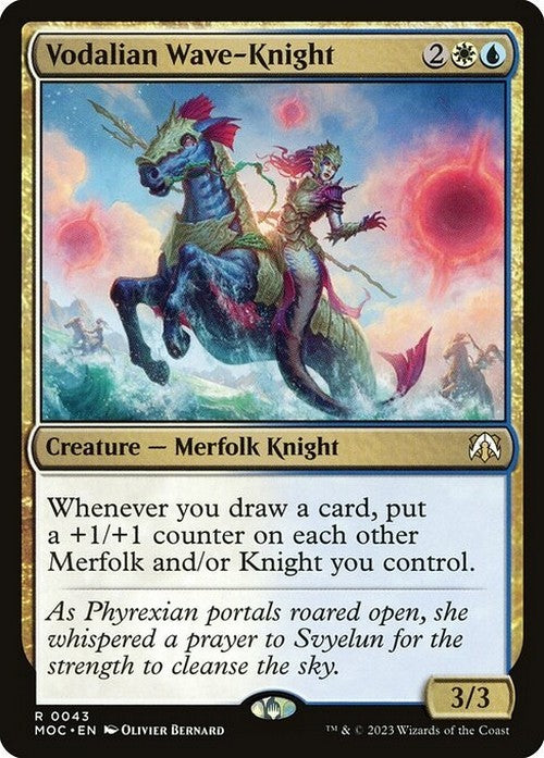 Vodalian Wave-Knight ~ Commander: March of the Machine [ NM ] [ Magic MTG ]