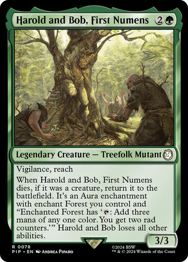 Harold and Bob, First Numens ~ Commander: Fallout [ NM ] [ Magic MTG ]