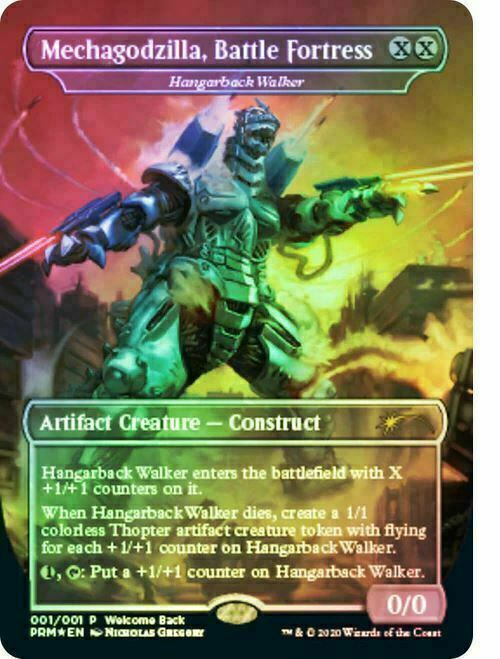 FOIL Mechagodzilla ( Hangarback Walker ) ~ Promos [ NM ] [ Magic MTG ]