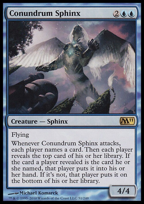 Conundrum Sphinx ~ Magic 2011 [ EX ] [ Magic MTG ]