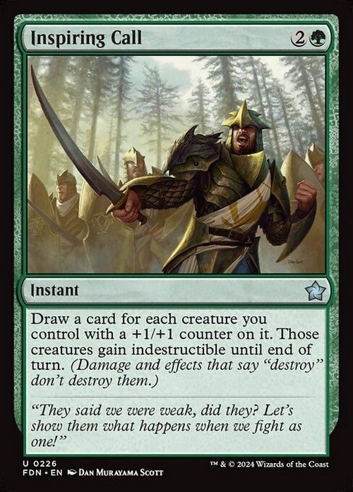 Inspiring Call ~ Foundations [ NM ] [ Magic MTG ]