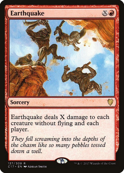 Earthquake ~ Commander 2017 [ EX ] [ Magic MTG ]