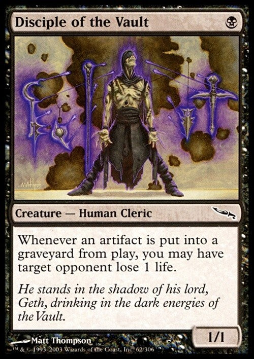 Disciple of the Vault ~ Mirrodin [ PLAYED ] [ Magic MTG ]