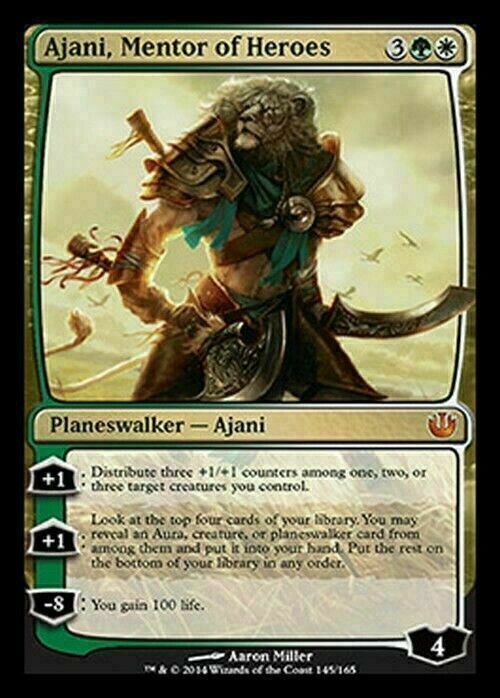 Ajani, Mentor of Heroes ~ Journey into Nyx [ EX ] [ Magic MTG ]