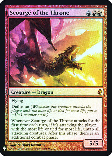 FOIL Scourge of the Throne ~ Mystery Booster [ NM ] [ Magic MTG ]