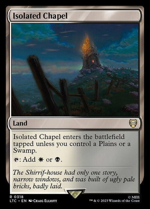 Isolated Chapel ~ Commander: Lord of the Rings [ NM ] [ Magic MTG ]