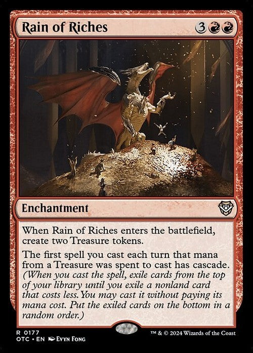 Rain of Riches ~ Commander: Outlaws of Thunder Junction [ NM ] [ Magic MTG ]