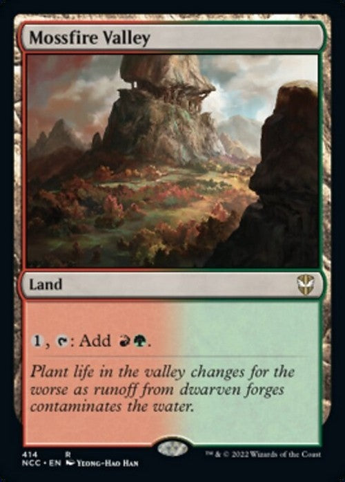 Mossfire Valley ~ Commander: Streets of New Capenna [ NM ] [ Magic MTG ]