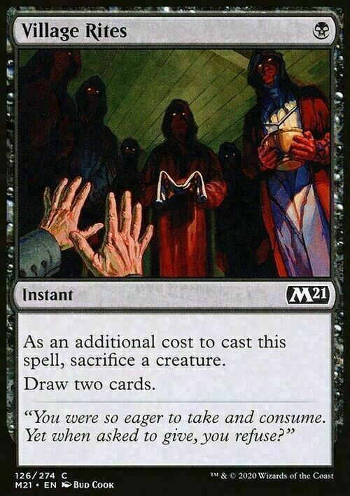 Village Rites ~ Core 2021 [ NM ] [ Magic MTG ]