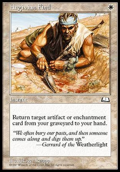 Argivian Find ~ Weatherlight [ EX ] [ Magic MTG ]