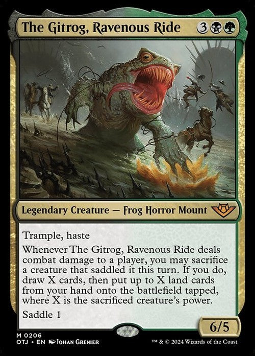 The Gitrog, Ravenous Ride ~ Outlaws of Thunder Junction [ NM ] [ Magic MTG ]