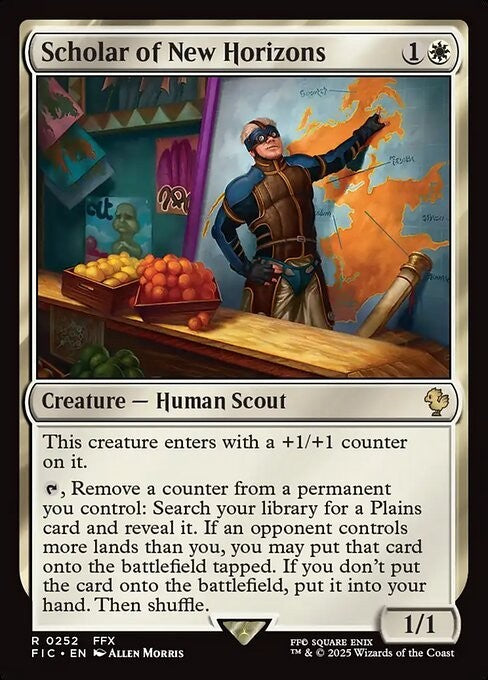 Scholar of New Horizons ~ Commander: Final Fantasy [ NM ] [ Magic MTG ]