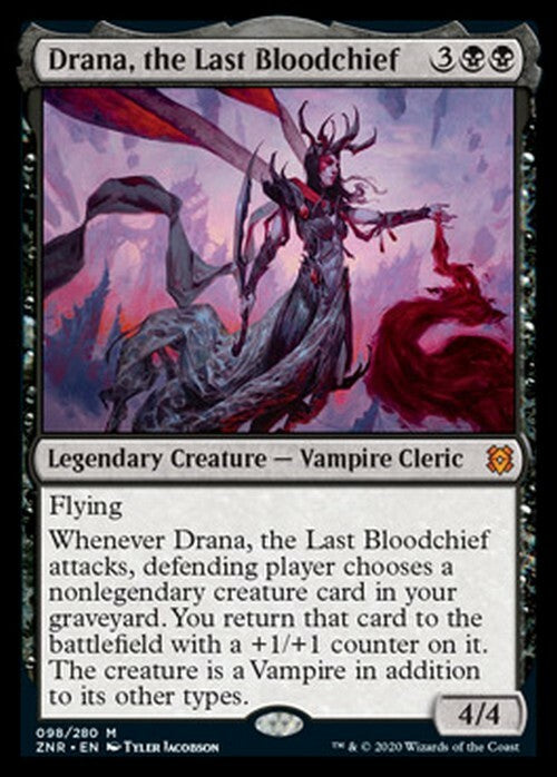 Drana, the Last Bloodchief ~ Zendikar Rising [ NM ] [ Magic MTG ]