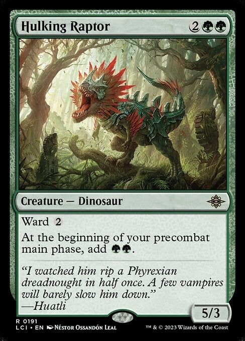 Hulking Raptor ~ The Lost Caverns of Ixalan [ NM ] [ Magic MTG ]