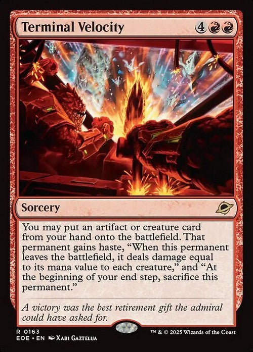 Terminal Velocity ~ Edge of Eternities [ NM ] [ Magic MTG ]