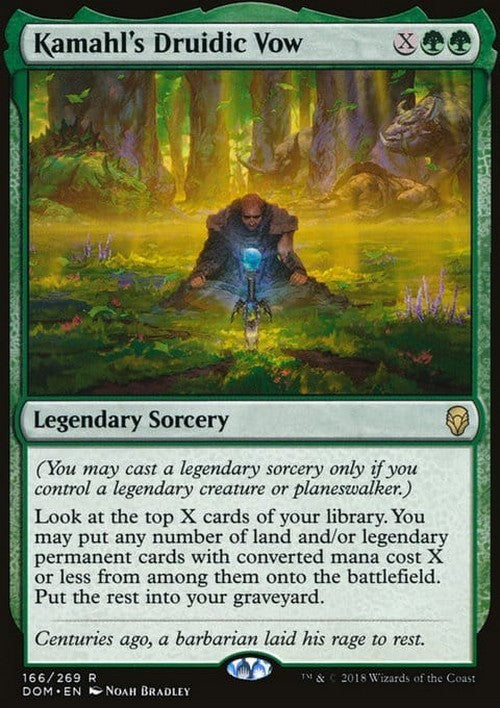 Kamahl's Druidic Vow ~ Dominaria [ EX ] [ Magic MTG ]