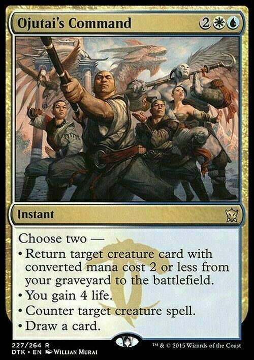 Ojutai's Command ~ Dragons of Tarkir [ EX ] [ Magic MTG ]