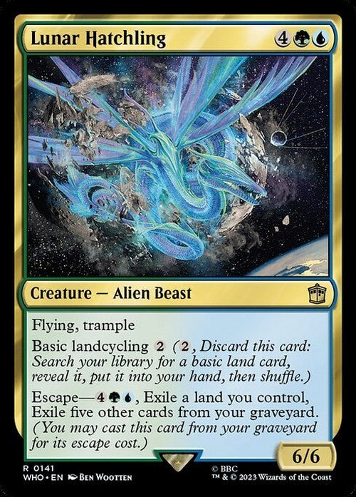 Lunar Hatchling ~ Commander: Doctor Who [ NM ] [ Magic MTG ]