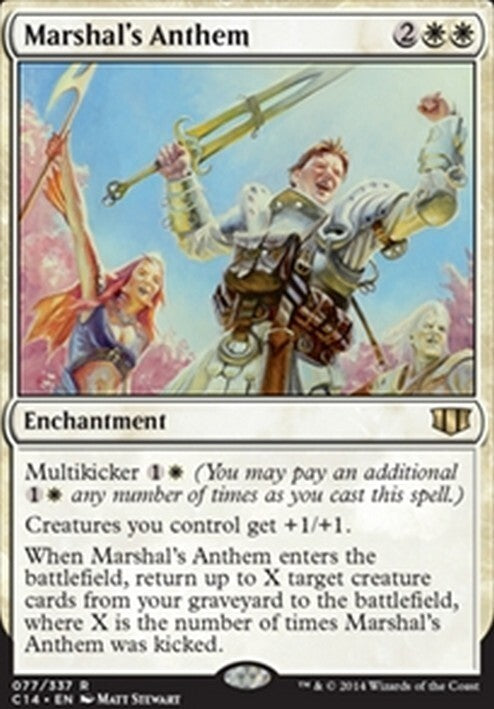 Marshal's Anthem ~ Commander 2014 [ EX ] [ Magic MTG ]